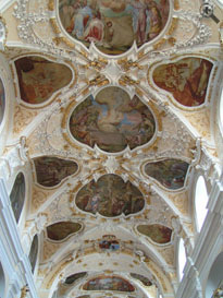Fresco von Colombo in Frauenkirchen im Burgenland
